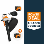 STIHL SHA 56 accu bladzuiger actieset met 2x AK 20 accu en 1x AL 101 lader STIHL STIHL SHA 56 accu bladzuiger actieset met 2x AK 20 accu en 1x AL 101 lader