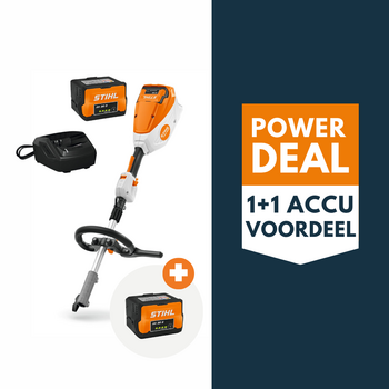 STIHL KMA 80 R accu combimotor actieset met 2x AK 30 S accu en 1x AL 101 lader STIHL KMA 80 R accu combimotor actieset met 2x AK 30 S accu en 1x AL 101 lader