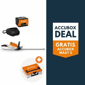 STIHL HSA 50 accu heggenschaar actieset incl. accubox