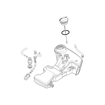 STIHL Benzinetank - 4147 350 0404 STIHL Benzinetank - 4147 350 0404