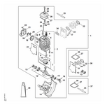 STIHL FS 111 Motor Ø 40 mm - onderdelen STIHL STIHL FS 111 Motor Ø 40 mm - onderdelen