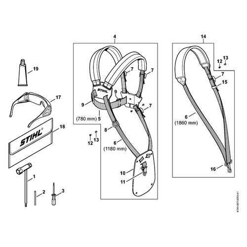 STIHL FS 111 Gereedschap, speciaal toebehoren - onderdelen STIHL STIHL FS 111 Gereedschap, speciaal toebehoren - onderdelen