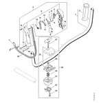 STIHL FS 91 Dubbele handgreep - onderdelen STIHL STIHL FS 91 Dubbele handgreep - onderdelen