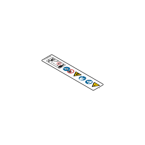 STIHL Waarschuwingssticker FS - 0000 967 7275 STIHL STIHL Waarschuwingssticker FS - 0000 967 7275