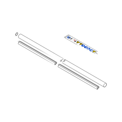 STIHL Steel Ø 28 mm x 1,36 m - 4147 710 7106 STIHL STIHL Steel Ø 28 mm x 1,36 m - 4147 710 7106