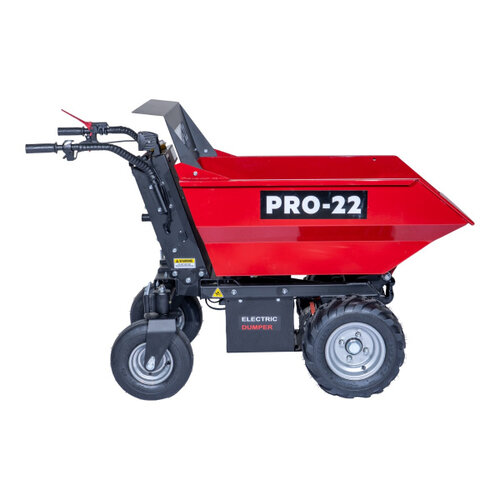PRO-22 D500E-M Accu Mini Dumper / Kruiwagen - handmatig kiepen PRO-22 PRO-22 D500E-M Accu Mini Dumper / Kruiwagen - handmatig kiepen