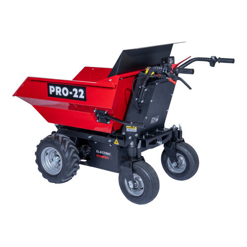 PRO-22 D500E-M Accu Mini Dumper / Kruiwagen - handmatig kiepen PRO-22 PRO-22 D500E-M Accu Mini Dumper / Kruiwagen - handmatig kiepen