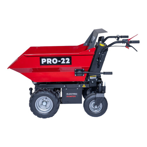 PRO-22 D500E-M Accu Mini Dumper / Kruiwagen - handmatig kiepen PRO-22 PRO-22 D500E-M Accu Mini Dumper / Kruiwagen - handmatig kiepen