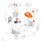 STIHL STIHL FSA 250 Afdekkap, motorblok - onderdelen