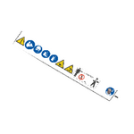 STIHL STIHL Waarschuwingssticker FSA - 0000 967 7339