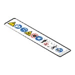 STIHL Waarschuwingssticker - 0000 967 7436 STIHL STIHL Waarschuwingssticker - 0000 967 7436