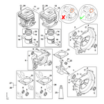 STIHL FR 460 TC-EFM Carter, cilinder - onderdelen STIHL STIHL FR 460 TC-EFM Carter, cilinder - onderdelen