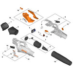 STIHL BGA 50 Reserveonderdelen - onderdelen STIHL STIHL BGA 50 Reserveonderdelen - onderdelen
