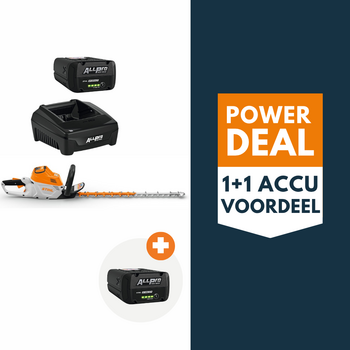 STIHL HSA 100 accu heggenschaar actieset met 2x AP 200 P accu en 1x AL 301.1 lader STIHL HSA 100 accu heggenschaar actieset met 2x AP 200 P accu en 1x AL 301.1 lader