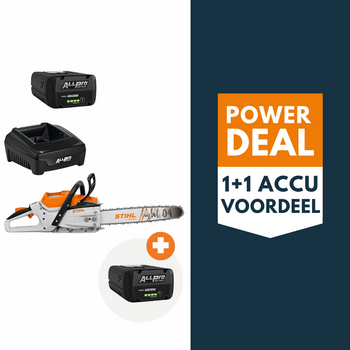STIHL MSA 300 C-O accu kettingzaag actieset met 2x AP 300 PC accu en 1x AL 301.1 lader - 40 cm STIHL MSA 300 C-O accu kettingzaag actieset met 2x AP 300 PC accu en 1x AL 301.1 lader - 40 cm