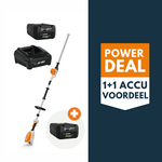 STIHL STIHL HLA 66 accu hoogsnoeier actieset met 2x AP 200 P accu en 1x AL 301.1 lader