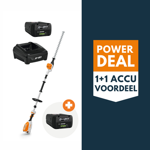 STIHL STIHL HLA 66 accu hoogsnoeier actieset met 2x AP 200 P accu en 1x AL 301.1 lader