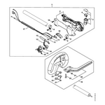STIHL FR 460 TC-EFM Bedieningshandgreep FR 460 Elektrostart - onderdelen STIHL STIHL FR 460 TC-EFM Bedieningshandgreep FR 460 Elektrostart - onderdelen