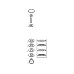 STIHL Set bevestigingsonderdelen - BA01 007 1300 STIHL STIHL Set bevestigingsonderdelen - BA01 007 1300
