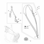 STIHL STIHL BGA 250 Draagriem - onderdelen