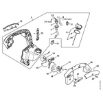 STIHL BG 86 Achterhandgreep - onderdelen STIHL STIHL BG 86 Achterhandgreep - onderdelen