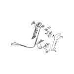 STIHL Bedieningshandgreep met gaskabel - 4241 790 4900 STIHL STIHL Bedieningshandgreep met gaskabel - 4241 790 4900