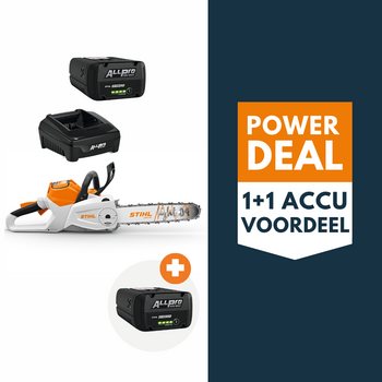 STIHL MSA 220 C-B accu kettingzaag actieset met 2x AP 300 P accu en 1x AL 301.1 lader - 40 cm STIHL MSA 220 C-B accu kettingzaag actieset met 2x AP 300 P accu en 1x AL 301.1 lader - 40 cm