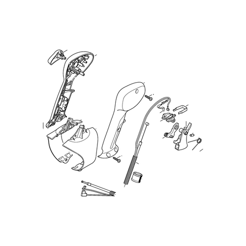 STIHL STIHL Bedieningshandgreep met gaskabel - 4282 790 4902