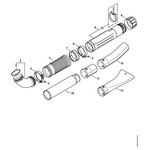 STIHL BR 700 Harmonicaslang, blaaspijp BR 700 - onderdelen STIHL STIHL BR 700 Harmonicaslang, blaaspijp BR 700 - onderdelen