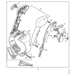 STIHL STIHL BR 700 Bedieningshandgreep (L) - onderdelen