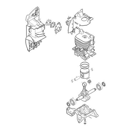STIHL STIHL Motor BR 350, 430 - 4244 020 0204
