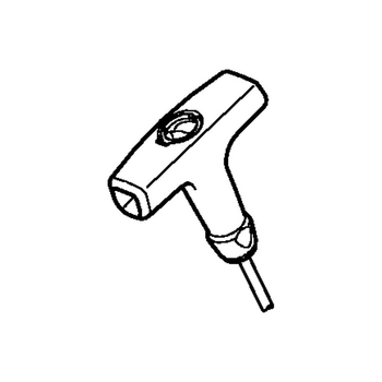 STIHL Handgreep met startkoord Ø 2,7 mm - 0000 190 3502 STIHL Handgreep met startkoord Ø 2,7 mm - 0000 190 3502