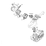 STIHL MS 201 C-M Luchtfilter, Carburateurkastdeksel M-Tronic - onderdelen STIHL STIHL MS 201 C-M Luchtfilter, Carburateurkastdeksel M-Tronic - onderdelen