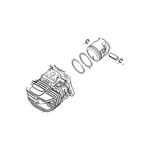STIHL STIHL Cilinder m. zuiger Ø 40 mm - 1145 020 1202