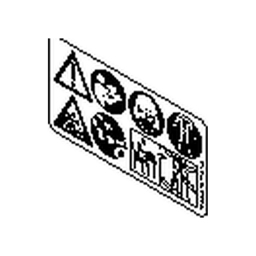 STIHL STIHL Waarschuwingssticker - 0000 967 7280