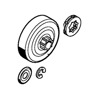 STIHL Set ringkettingtandwiel .325" 7t - 1141 007 1002 STIHL Set ringkettingtandwiel .325" 7t - 1141 007 1002
