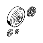 STIHL STIHL Set ringkettingtandwiel 3/8" P 7t - 1141 007 1007