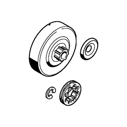 STIHL Set ringkettingtandwiel .325" 8t - 1125 007 1000 STIHL STIHL Set ringkettingtandwiel .325" 8t - 1125 007 1000