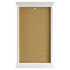 Contemporary beech wood frame white