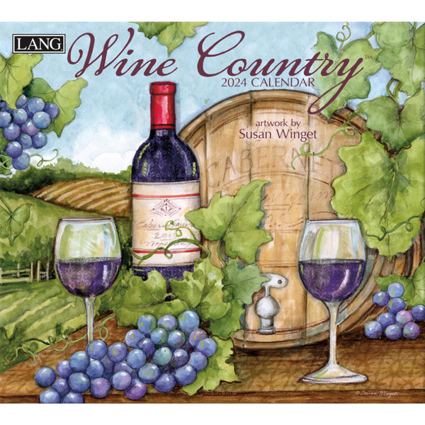 Lang Wine Country 2024 Wall calendar