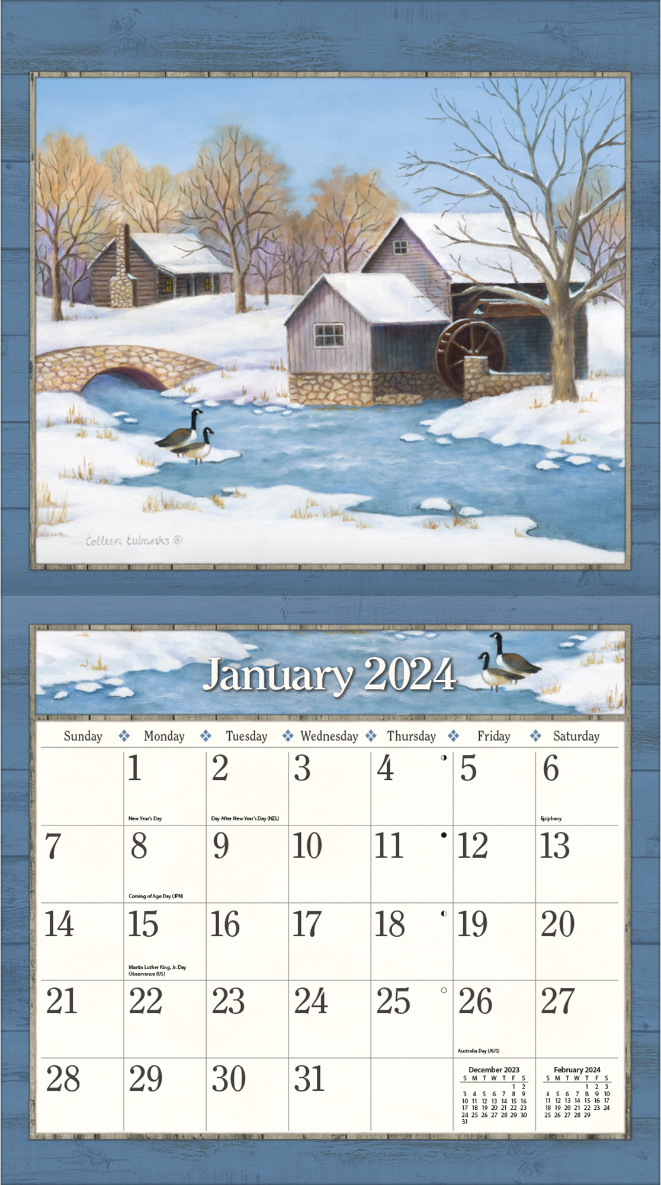Country Living 2024 Grote kalender The Lang Store Diepenheim