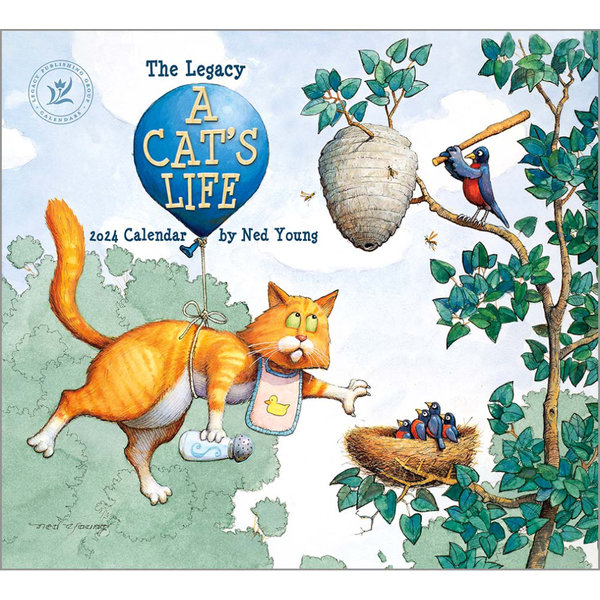Legacy A Cat's Life 2024 Wall calendar