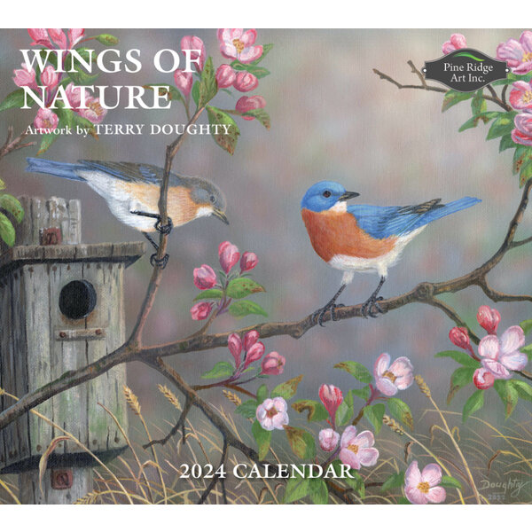 Pine Ridge Art Wings of Nature 2024 Grote Kalender