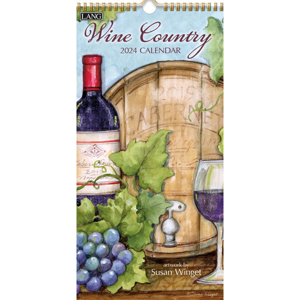 Lang Wine Country 2024 Vertical calendar