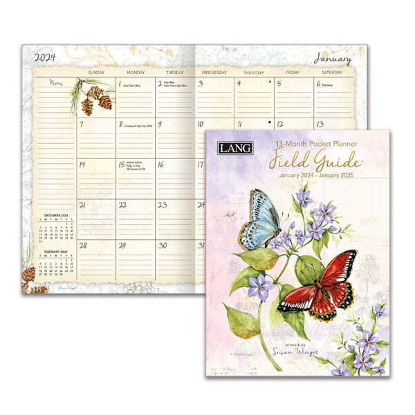 Lang Field Guide 2024 Monthly Pocket Planner