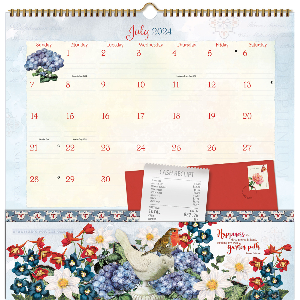 Flora & Fauna 2024 Note Nook Calendar