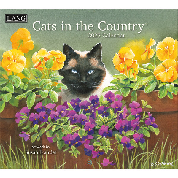 LANG Cats in the Country Kalender 2025