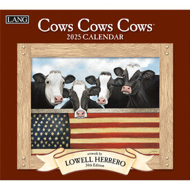 LANG Cows Cows Cows Calendar 2025
