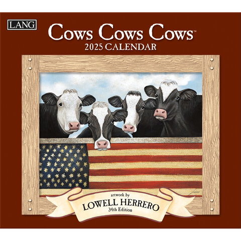 Cows Cows Cows Calendar 2025