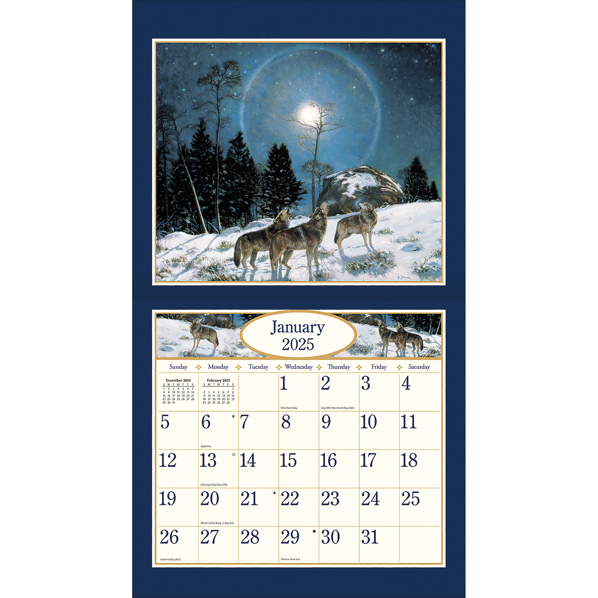 Four Seasons Kalender 2025 Kopen? Afbeeldingen van Lee Stroncek The